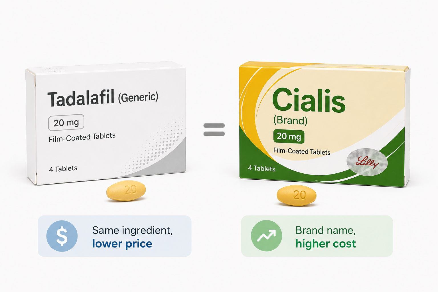 Tadalafil vs Cialis comparison